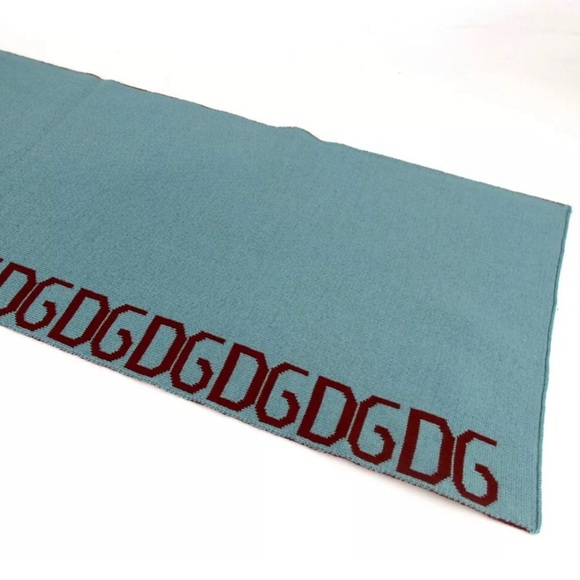 NWT Dolce & Gabbana Logomania Wool Blend Scarf 😍💙🔥 - Picture 10 of 17